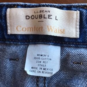 L.L. Bean Jeans - L.L. BEAN DOUBLE L COMFORT WAIST 22W PETITE L.L. Bean Jeans - L.L. BEAN DOUBLE L COMFORT WAIST 22W PETITE